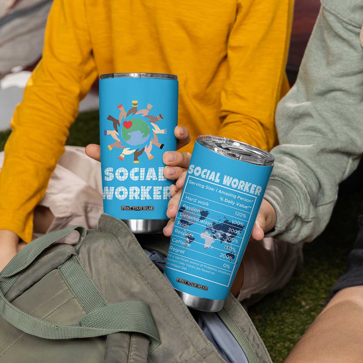 Social Worker Gifts Tumbler Cup Appreciation Gifts For Social Works Practitioner TB10 Print Your Wear