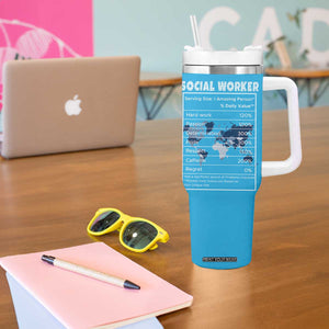 Social Worker Gifts Tumbler With Handle Appreciation Gifts For Social Works Practitioner TB10 Print Your Wear