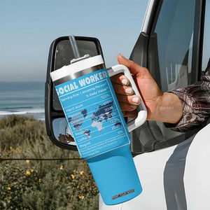 Social Worker Gifts Tumbler With Handle Appreciation Gifts For Social Works Practitioner TB10 Print Your Wear
