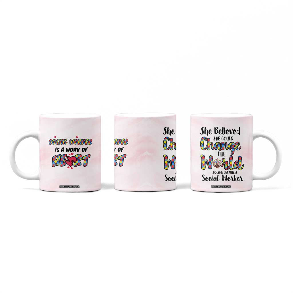 Social Worker Gifts For Women Coffee Mug Gift for Social Work Week Office Coworker TB10 Print Your Wear