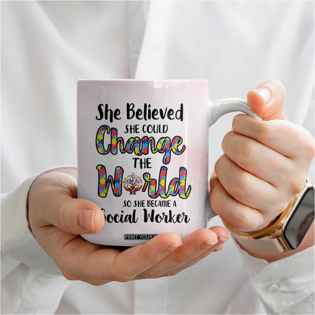 Social Worker Gifts For Women Coffee Mug Gift for Social Work Week Office Coworker TB10 Print Your Wear