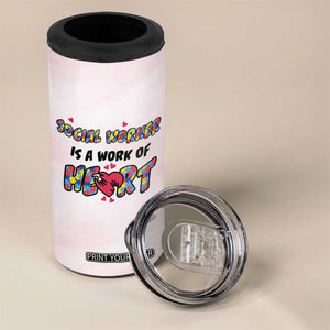 Social Worker Gifts For Women 4 in 1 Can Cooler Tumbler Gift for Social Work Week Office Coworker TB10 Print Your Wear