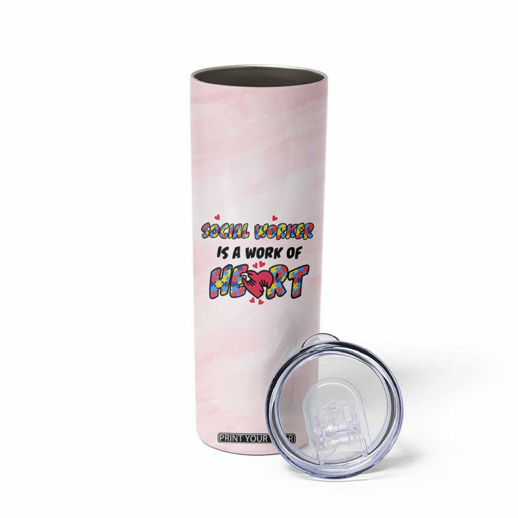 Social Worker Gifts For Women Skinny Tumbler Gift for Social Work Week Office Coworker TB10 Print Your Wear