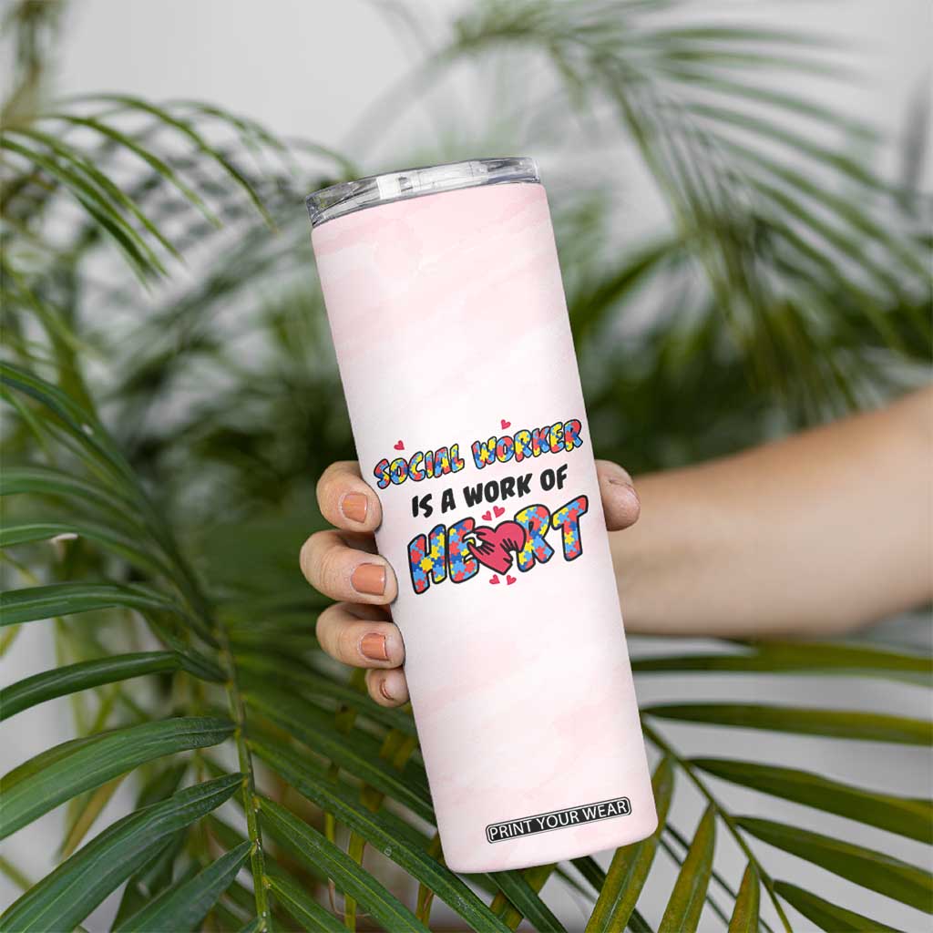 Social Worker Gifts For Women Skinny Tumbler Gift for Social Work Week Office Coworker TB10 Print Your Wear