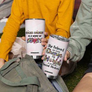 Social Worker Gifts For Women Tumbler Cup Gift for Social Work Week Office Coworker TB10 Print Your Wear