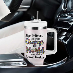 Social Worker Gifts For Women Tumbler With Handle Gift for Social Work Week Office Coworker TB10 Print Your Wear