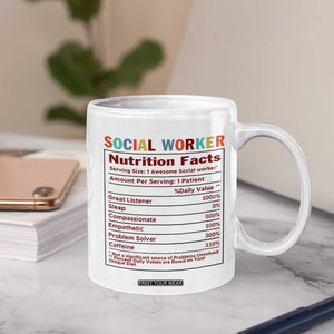 Social Worker Gifts For Women Coffee Mug Social Works Practitioner Appreciation Week TB10 Print Your Wear