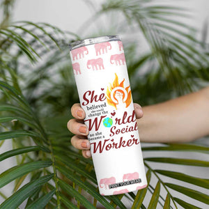 Social Worker Gifts For Women Skinny Tumbler Social Works Practitioner Appreciation Week TB10 Print Your Wear