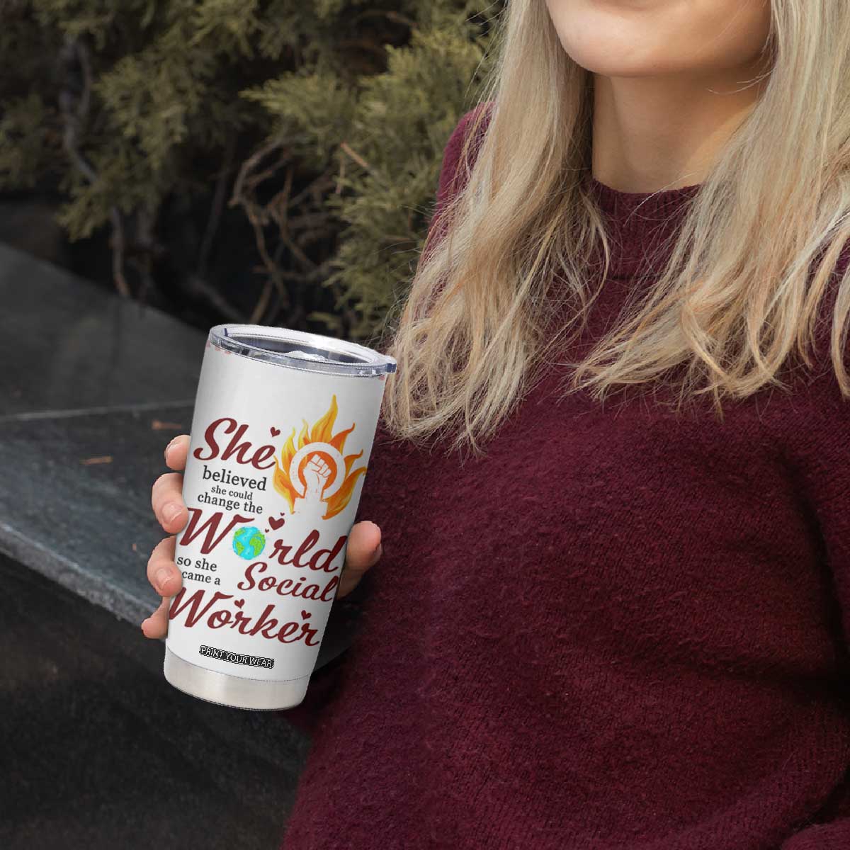 Social Worker Gifts For Women Tumbler Cup Social Works Practitioner Appreciation Week TB10 Print Your Wear
