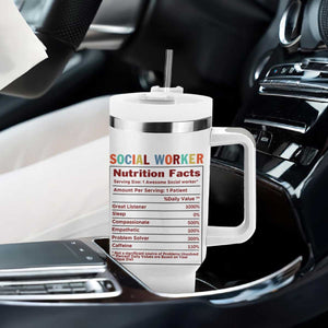 Social Worker Gifts For Women Tumbler With Handle Social Works Practitioner Appreciation Week TB10 Print Your Wear