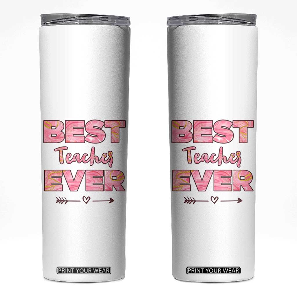 Best Teacher Appreciation Gifts Skinny Tumbler Thank You Appreciation Gifts From Students TB10 White Print Your Wear