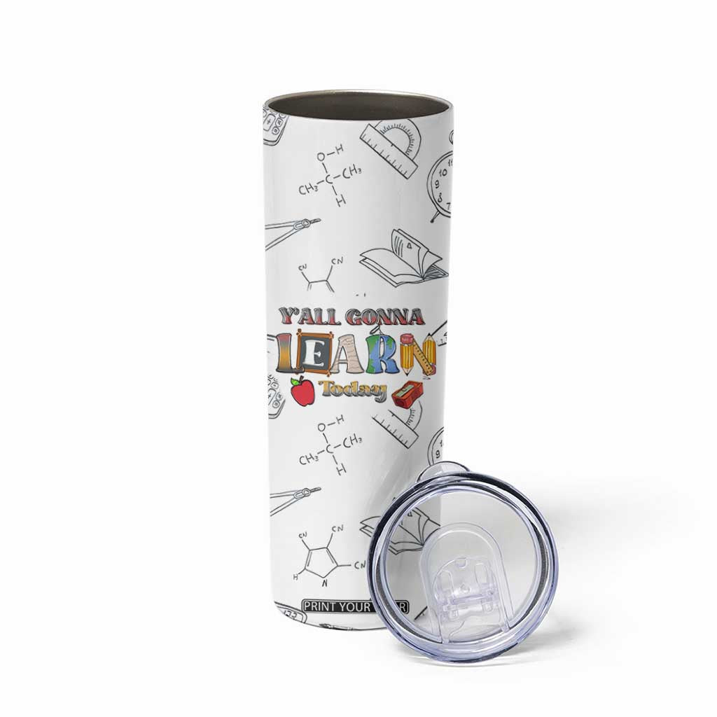 Teacher Life Skinny Tumbler Teaching Is A Work Of Heart Appreciation Gifts From Students TB10 Print Your Wear