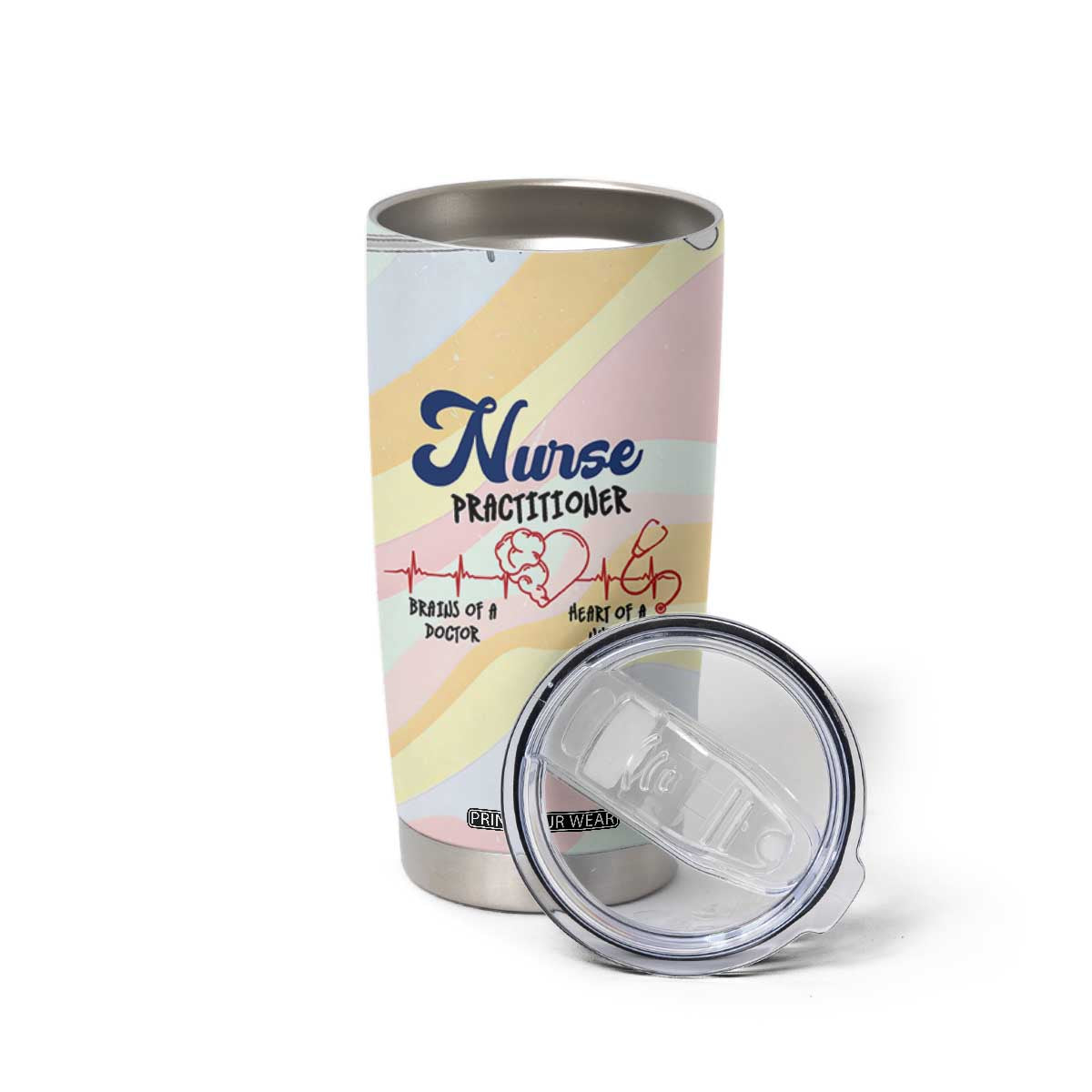 Nurses Practitioner Tumbler Cup NP Gifts For Women Nursing School TB10 Print Your Wear
