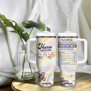 Nurses Practitioner Tumbler With Handle NP Gifts For Women Nursing School TB10 Print Your Wear