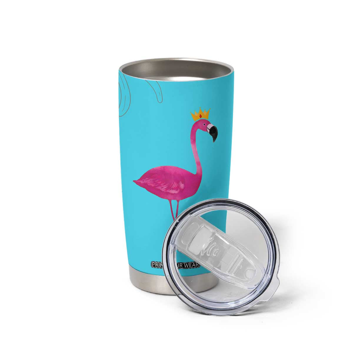 Gifts For Flamingo Lover Tumbler Cup Positive Flamingo Affirmation Gifts TB10 Print Your Wear