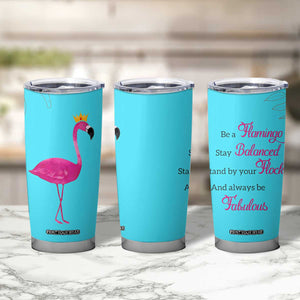 Gifts For Flamingo Lover Tumbler Cup Positive Flamingo Affirmation Gifts TB10 Print Your Wear