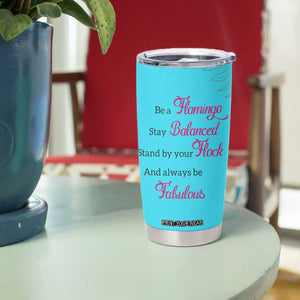 Gifts For Flamingo Lover Tumbler Cup Positive Flamingo Affirmation Gifts TB10 Print Your Wear