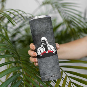 Boxing Gifts Skinny Tumbler Touch Me And Your First Boxing Lesson Is Free TB10 Print Your Wear