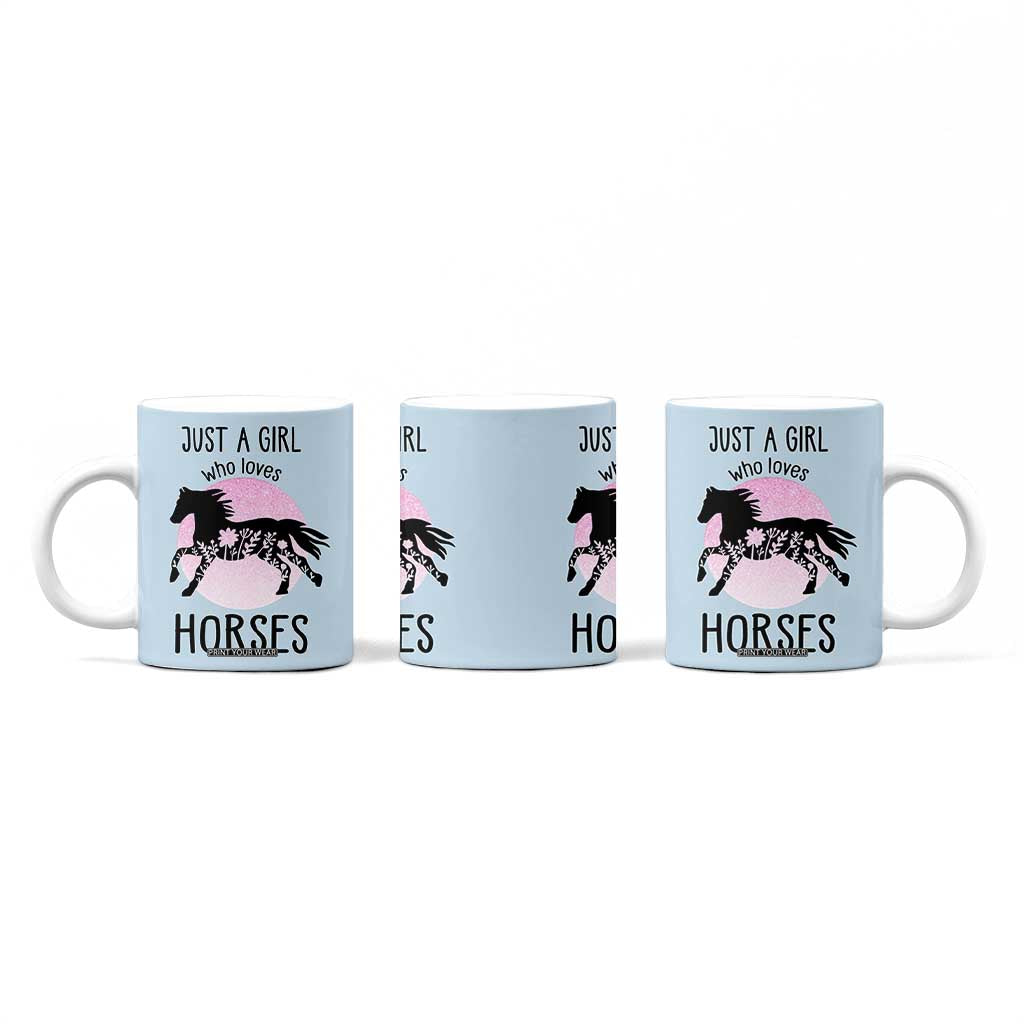 Horse Gifts For Girls Coffee Mug Horse Lovers Equestrian Girls Cowgirl Gift TB10 Print Your Wear