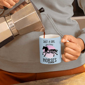 Horse Gifts For Girls Coffee Mug Horse Lovers Equestrian Girls Cowgirl Gift TB10 Print Your Wear