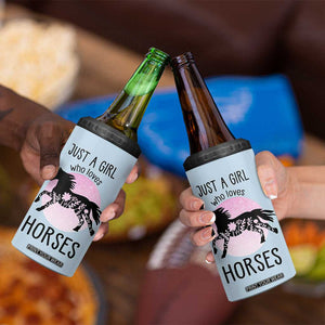 Horse Gifts For Girls 4 in 1 Can Cooler Tumbler Horse Lovers Equestrian Girls Cowgirl Gift TB10 Print Your Wear