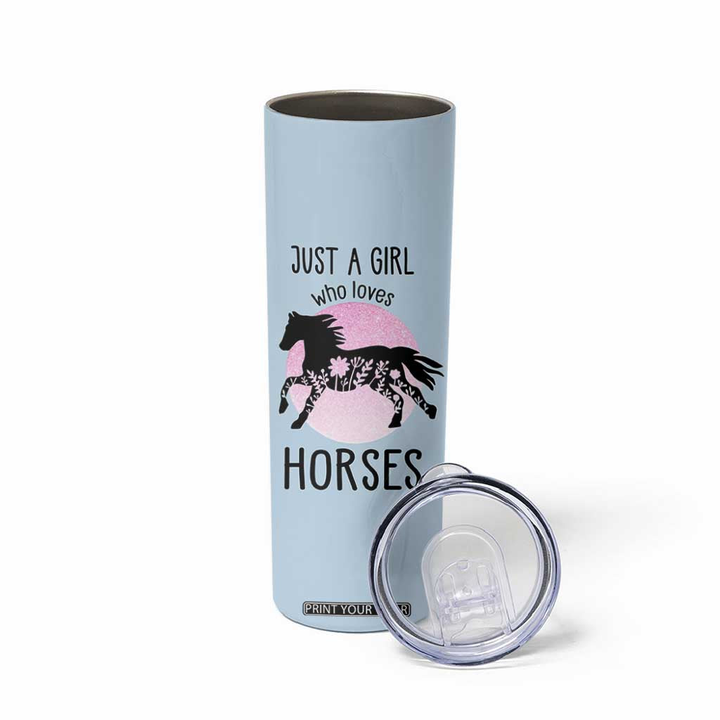 Horse Gifts For Girls Skinny Tumbler Horse Lovers Equestrian Girls Cowgirl Gift TB10 Print Your Wear