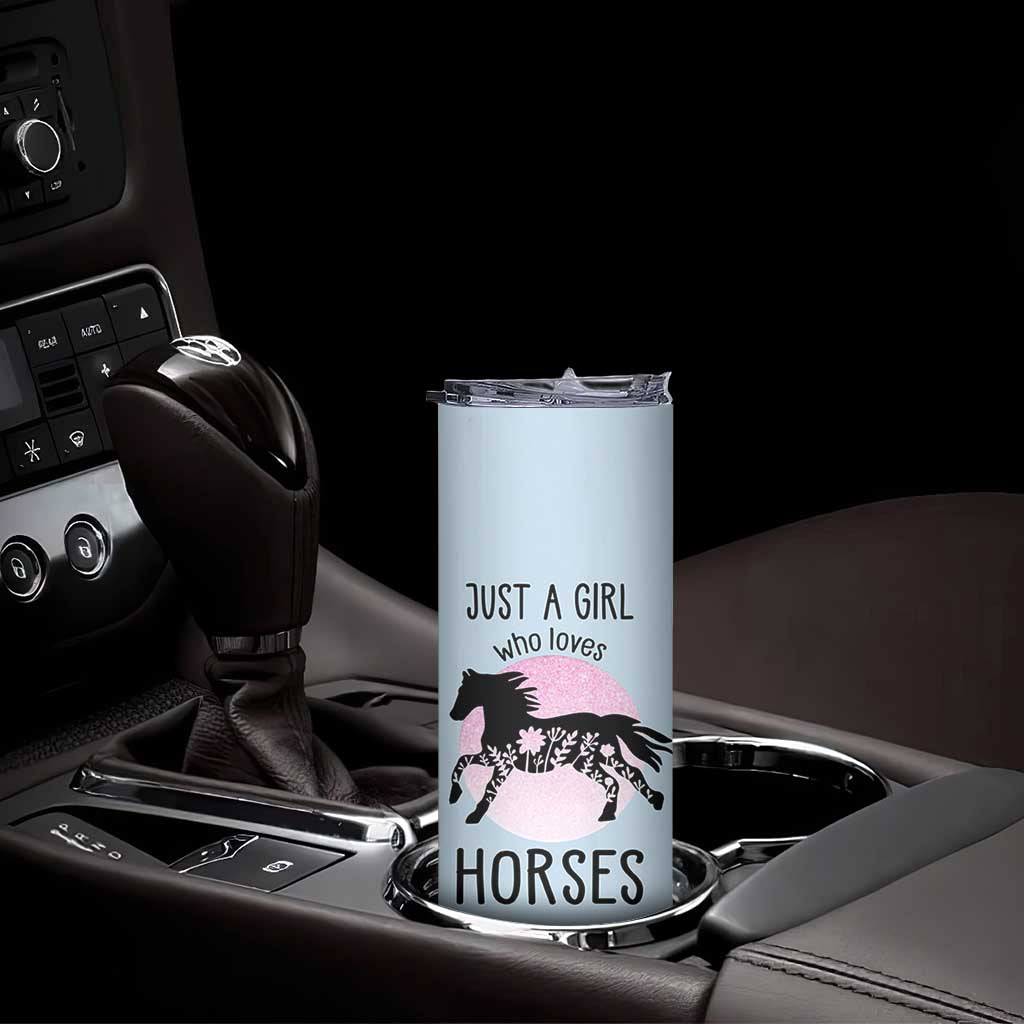 Horse Gifts For Girls Skinny Tumbler Horse Lovers Equestrian Girls Cowgirl Gift TB10 Print Your Wear