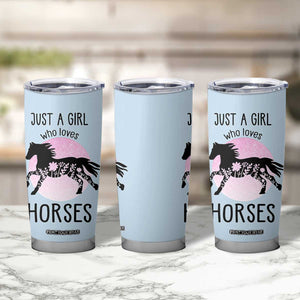 Horse Gifts For Girls Tumbler Cup Horse Lovers Equestrian Girls Cowgirl Gift TB10 Print Your Wear