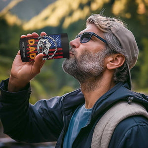 Funny Fishing Fathers Day 4 in 1 Can Cooler Tumbler I Can't Work Today My Arm Is In A Cast Dad Gifts TB10 Print Your Wear
