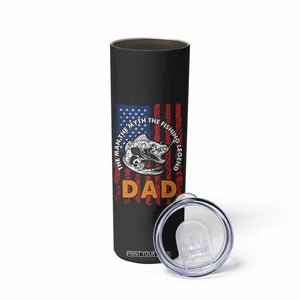 Funny Fishing Fathers Day Skinny Tumbler I Can't Work Today My Arm Is In A Cast Dad Gifts TB10 Print Your Wear