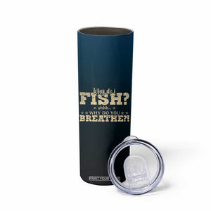 Fishing Gifts For Men Skinny Tumbler Eat Sleep Fish Repeat Bass Fishing TB10 Print Your Wear