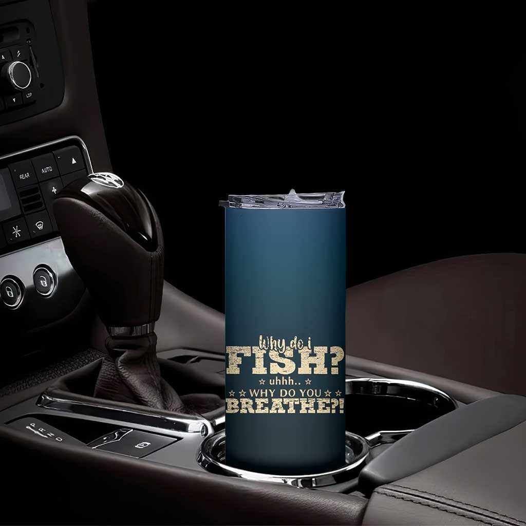Fishing Gifts For Men Skinny Tumbler Eat Sleep Fish Repeat Bass Fishing TB10 Print Your Wear