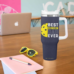Funny Pickleball Dad Tumbler With Handle Best Dinkin Dad Ever Fathers Day Gift TB10 Print Your Wear