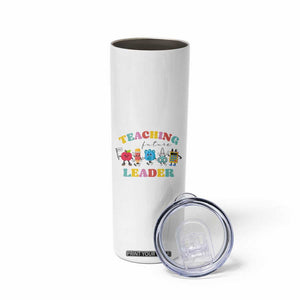 Teacher Skinny Tumbler Retro Teaching Future Leaders Groovy Teacher Back To School TB10 Print Your Wear