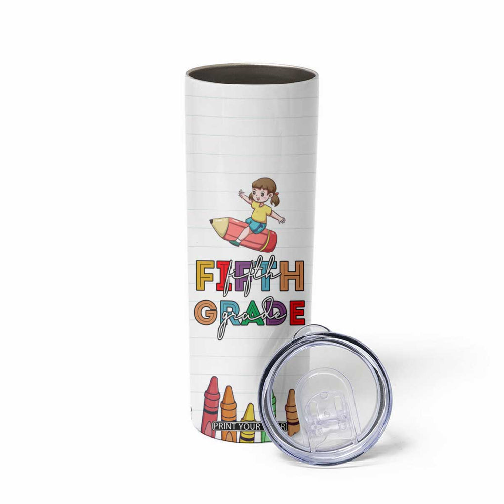 Fifth Grade Skinny Tumbler Teacher Back to School TB10 Print Your Wear