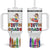 Fifth Grade Tumbler With Handle Teacher Back to School TB10 One Size: 40 oz White Print Your Wear