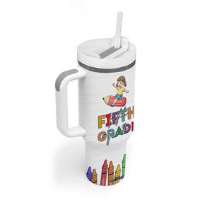 Fifth Grade Tumbler With Handle Teacher Back to School TB10 Print Your Wear
