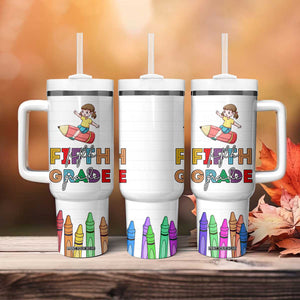 Fifth Grade Tumbler With Handle Teacher Back to School TB10 Print Your Wear