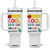 Teacher Tumbler With Handle All The Cool Kids Are Reading TB10 One Size: 40 oz White Print Your Wear