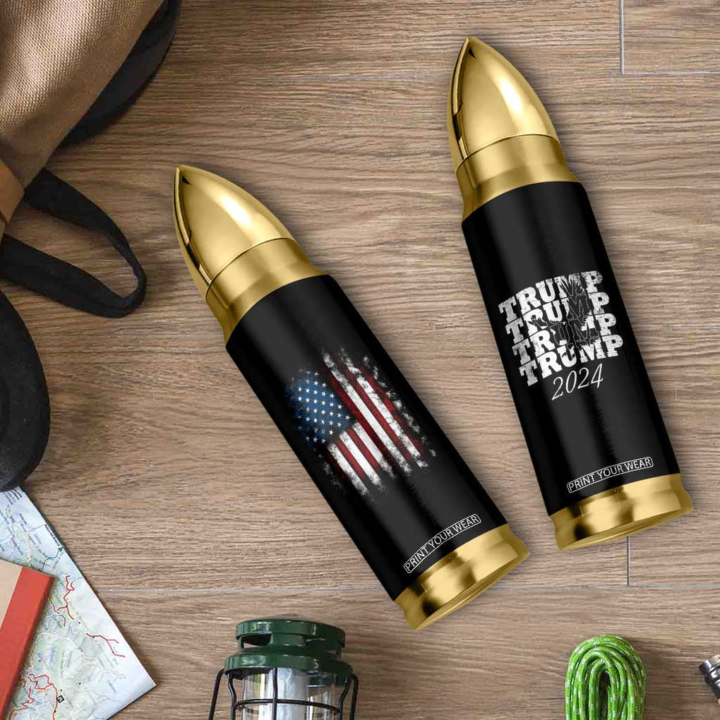 Trump 2024 Election Bullet Tumbler American Flag US Eagle TB10 Print Your Wear