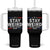 Trump Vance 2024 Election Tumbler With Handle Stay Weird TB10 One Size: 40 oz Black Print Your Wear