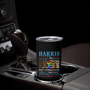 Madam President 2024 Election Tumbler Cup Kamala Harris LGBTQ Gay Pride Lesbian Together We Rise American Fist American Flag TB10 Print Your Wear