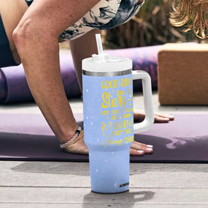Best Friends Gift Tumbler With Handle Friendship Gifts for Sister, Besties, BFF Good Friends Are Like Stars You Don't Always See Them But You Know They Are Always There TB10 Print Your Wear