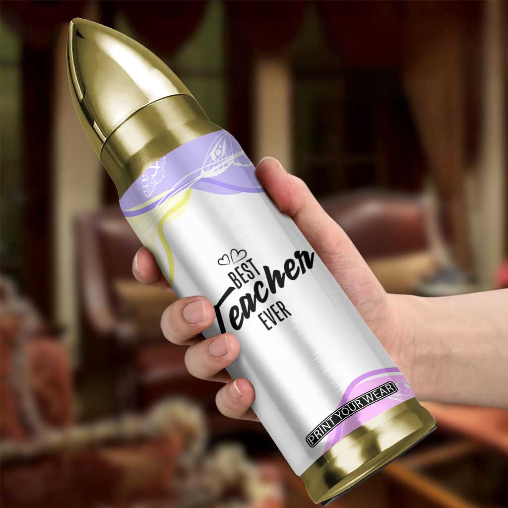 Best Teacher Appreciation Gifts Bullet Tumbler From Students Cute Pastel Butterfly TB10 Print Your Wear