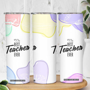 Best Teacher Appreciation Gifts Skinny Tumbler From Students Cute Pastel Butterfly TB10 Print Your Wear