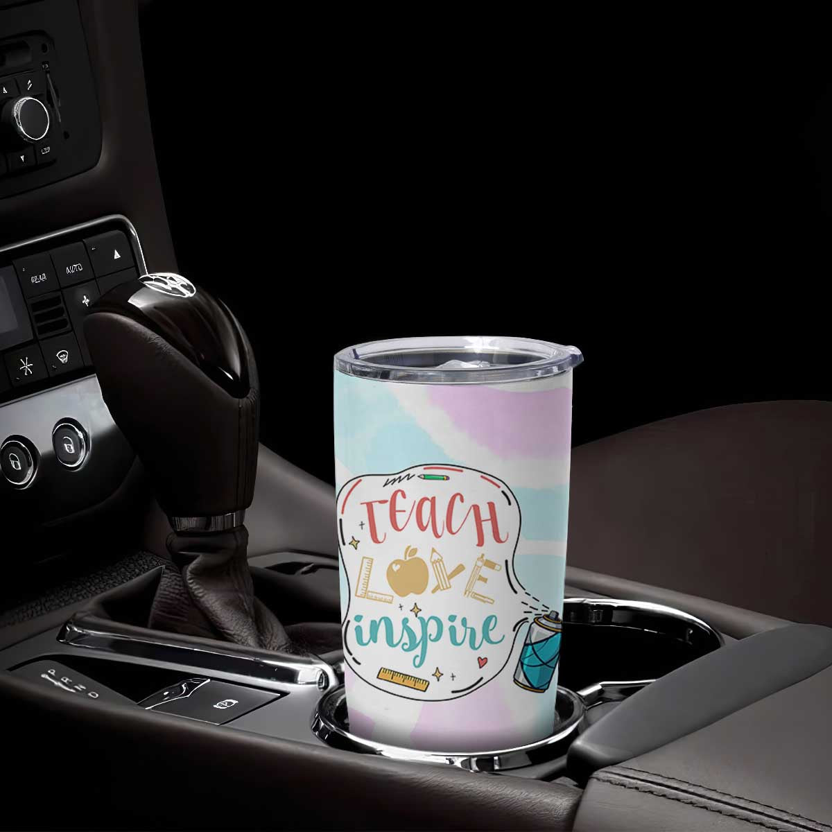 Teacher Tumbler Cup Teach Love Inspire Back To School Christmas Birthday Gift TB10 Print Your Wear
