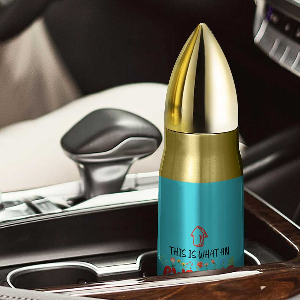 Funny Teacher Gifts Bullet Tumbler This Is What An Awesome Teacher Looks Like TB10 Print Your Wear