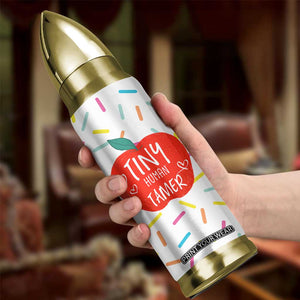 Tiny Human Tamer Teacher Bullet Tumbler Funny Preschool Kindergarten Teachers TB10 Print Your Wear
