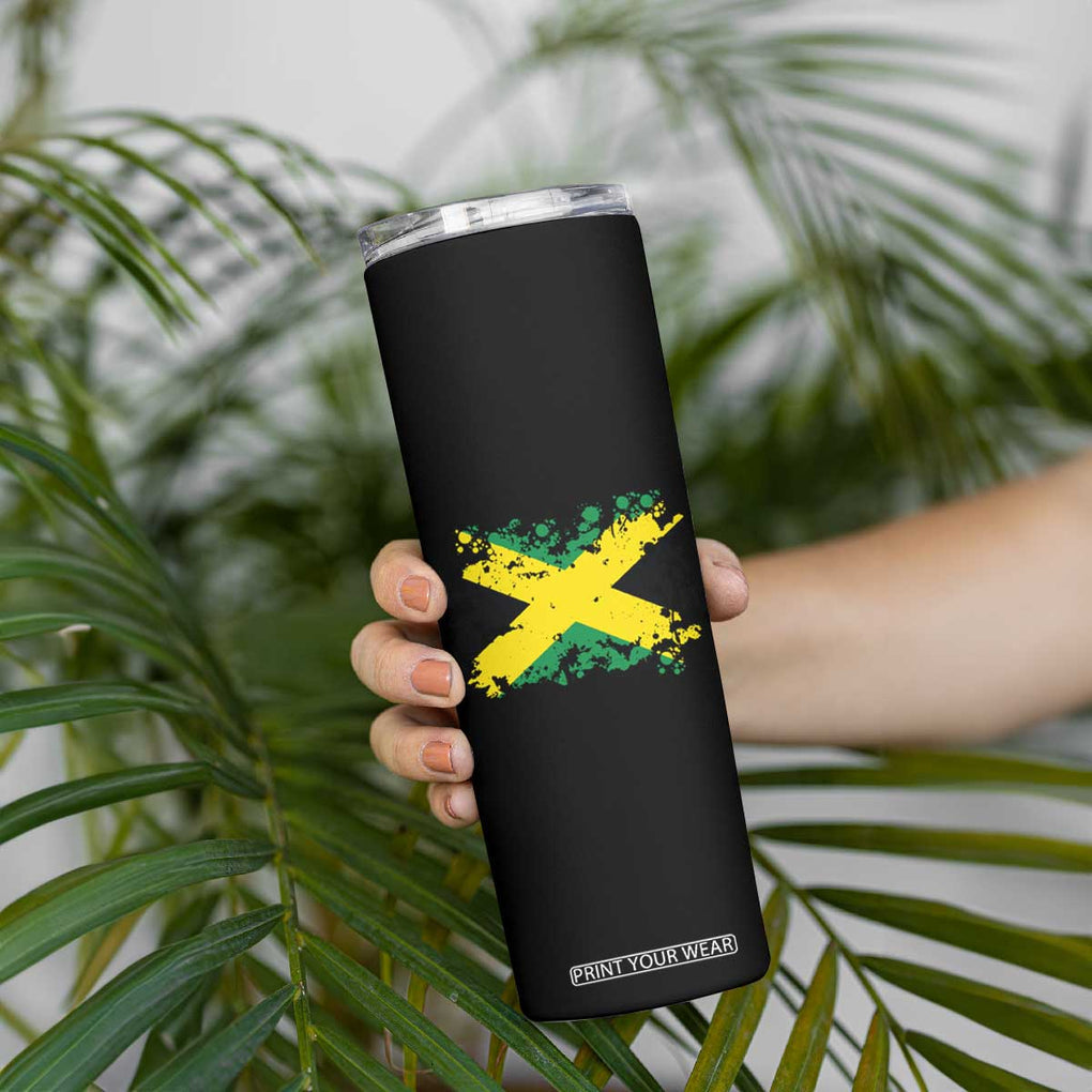Jamaican Flag Skinny Tumbler It's A Jamaica Thing Yuh Nah Guh Understand Funny Jamaica Souvenir Love Travel Vacation TB10 Print Your Wear