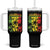 Jamaican Pride Tumbler With Handle One Love Jamaica Peace Sunset Travel Vacation Souvenir TB10 One Size: 40 oz Black Print Your Wear